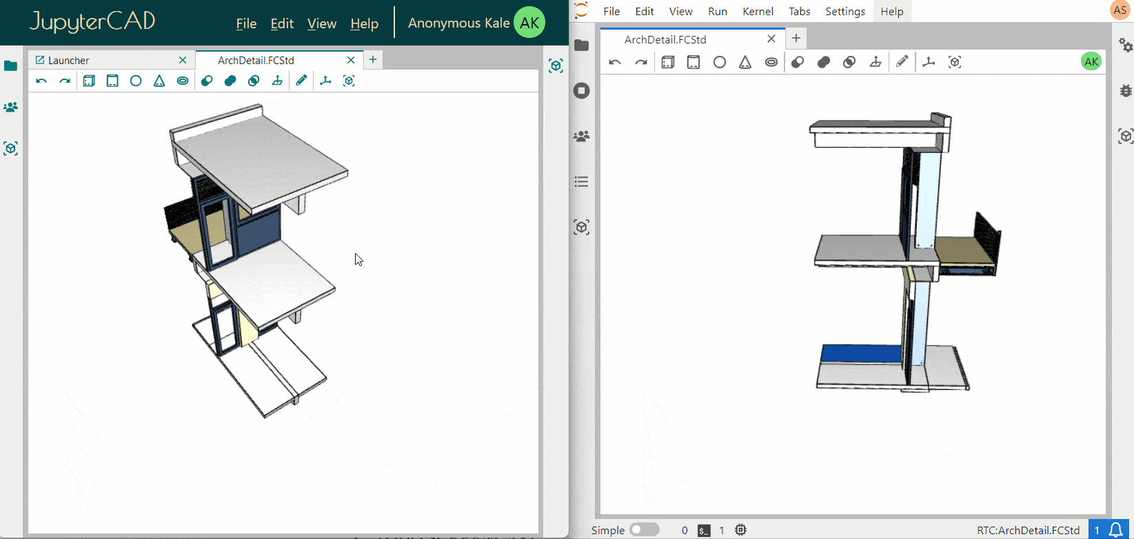 JupyterCAD commenting feature